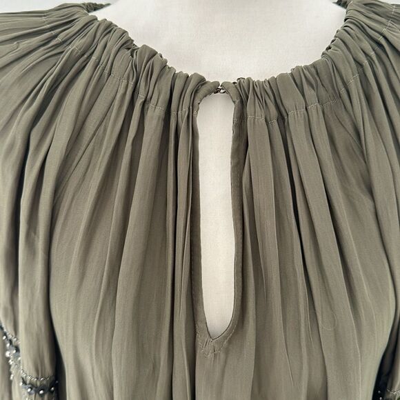 Ramy Brook Sally Embellished Boho Blouse Size Small - Picture 4 of 6